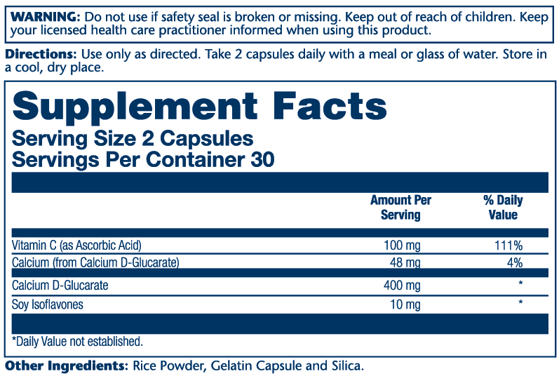 Solaray Calcium D-Glucarate 400mg